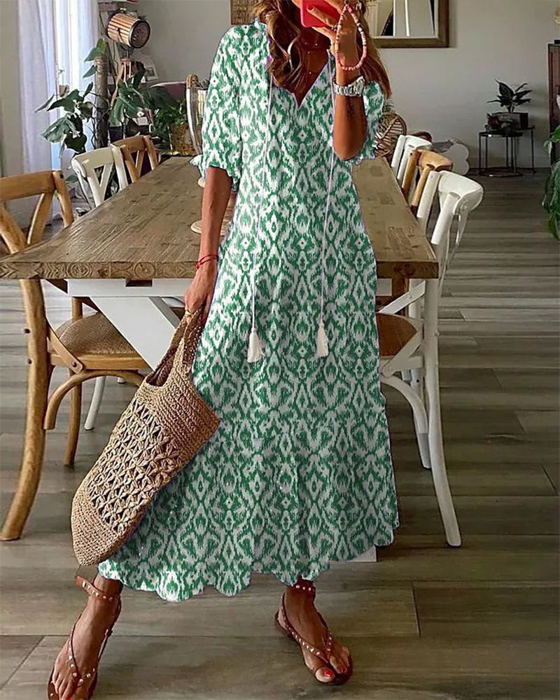 Celeste – Abito Maxi Boho