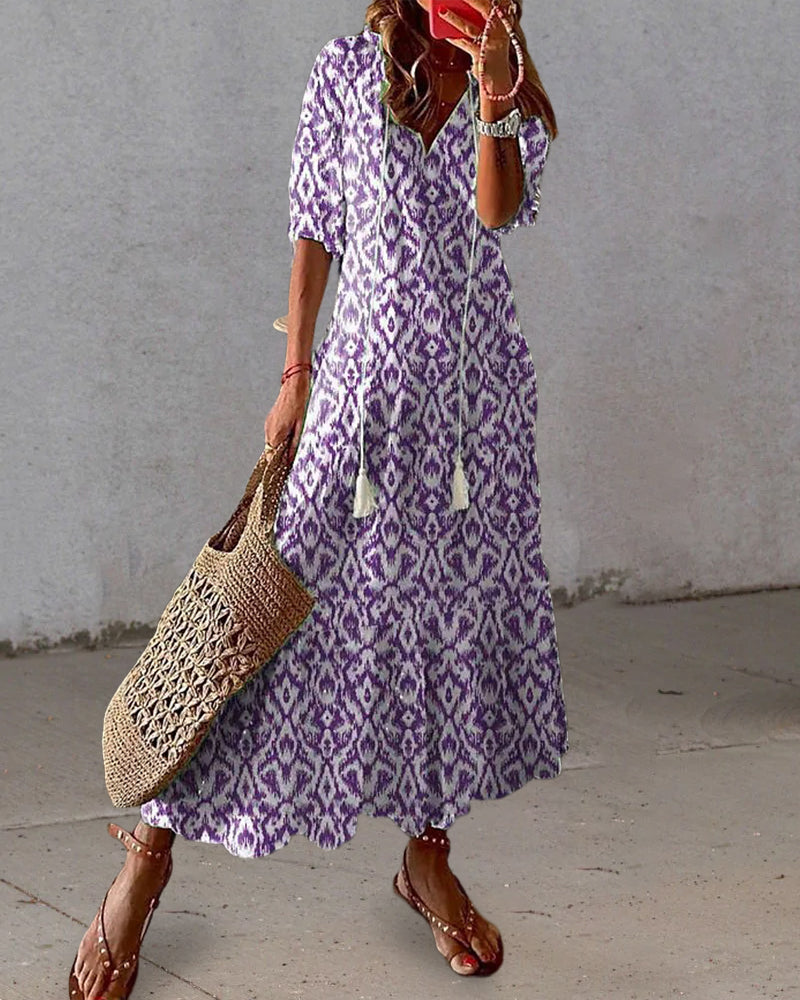 Celeste – Abito Maxi Boho