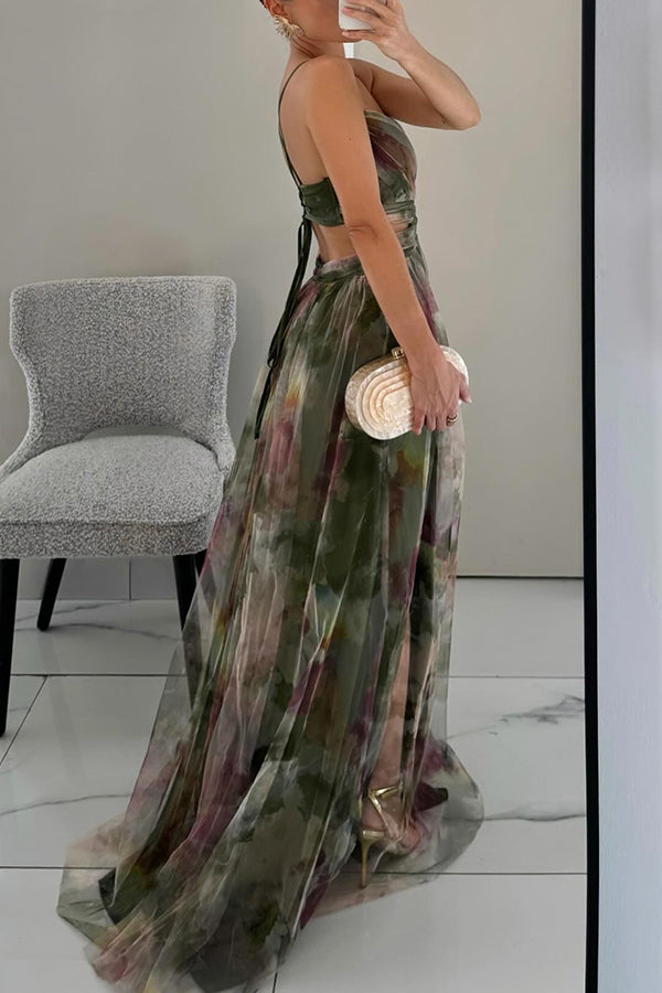 Rosalia™ | Incantevole Maxi-abito con Stampa Floreale