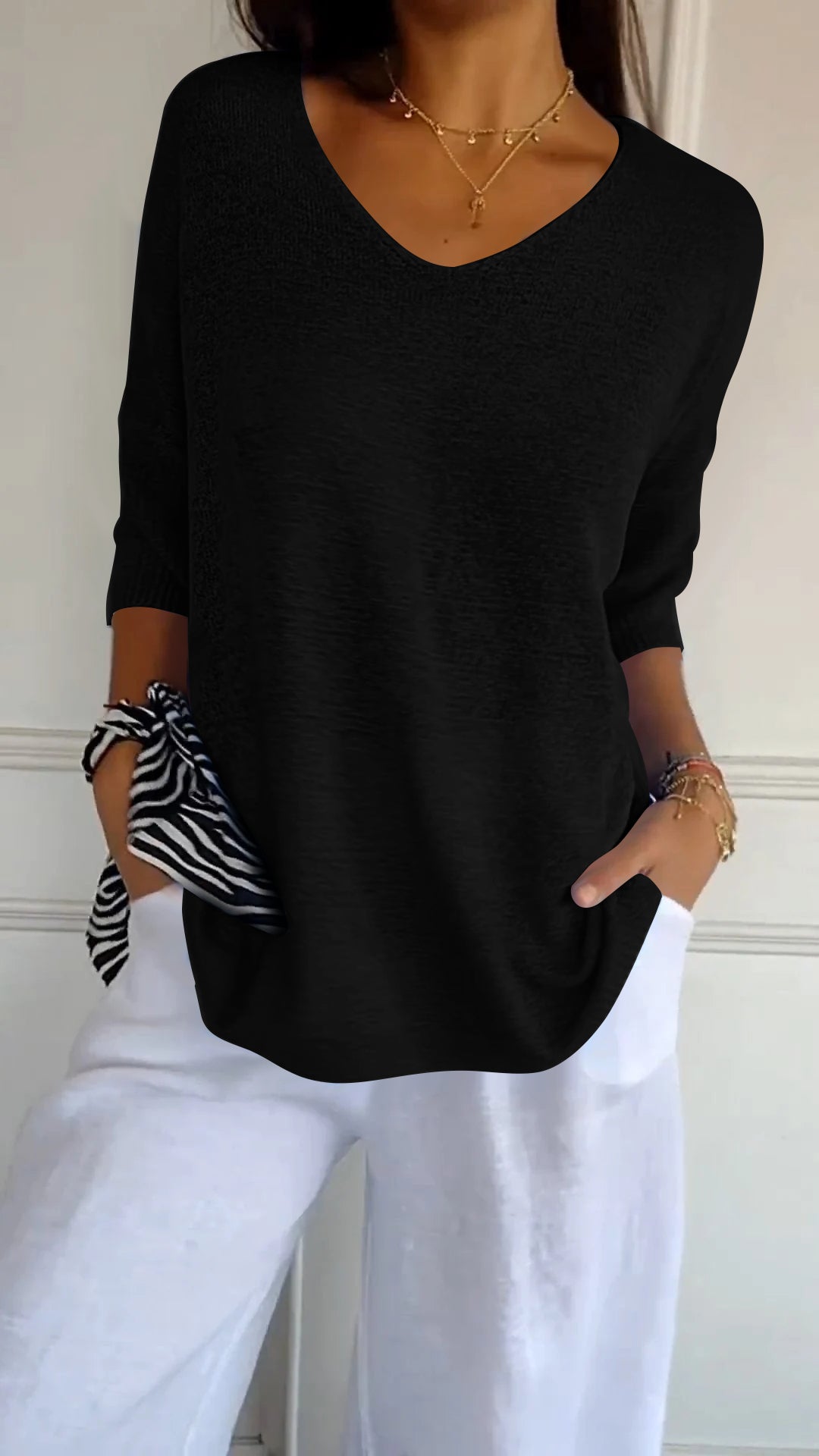 Leila – Maglia Casual a V