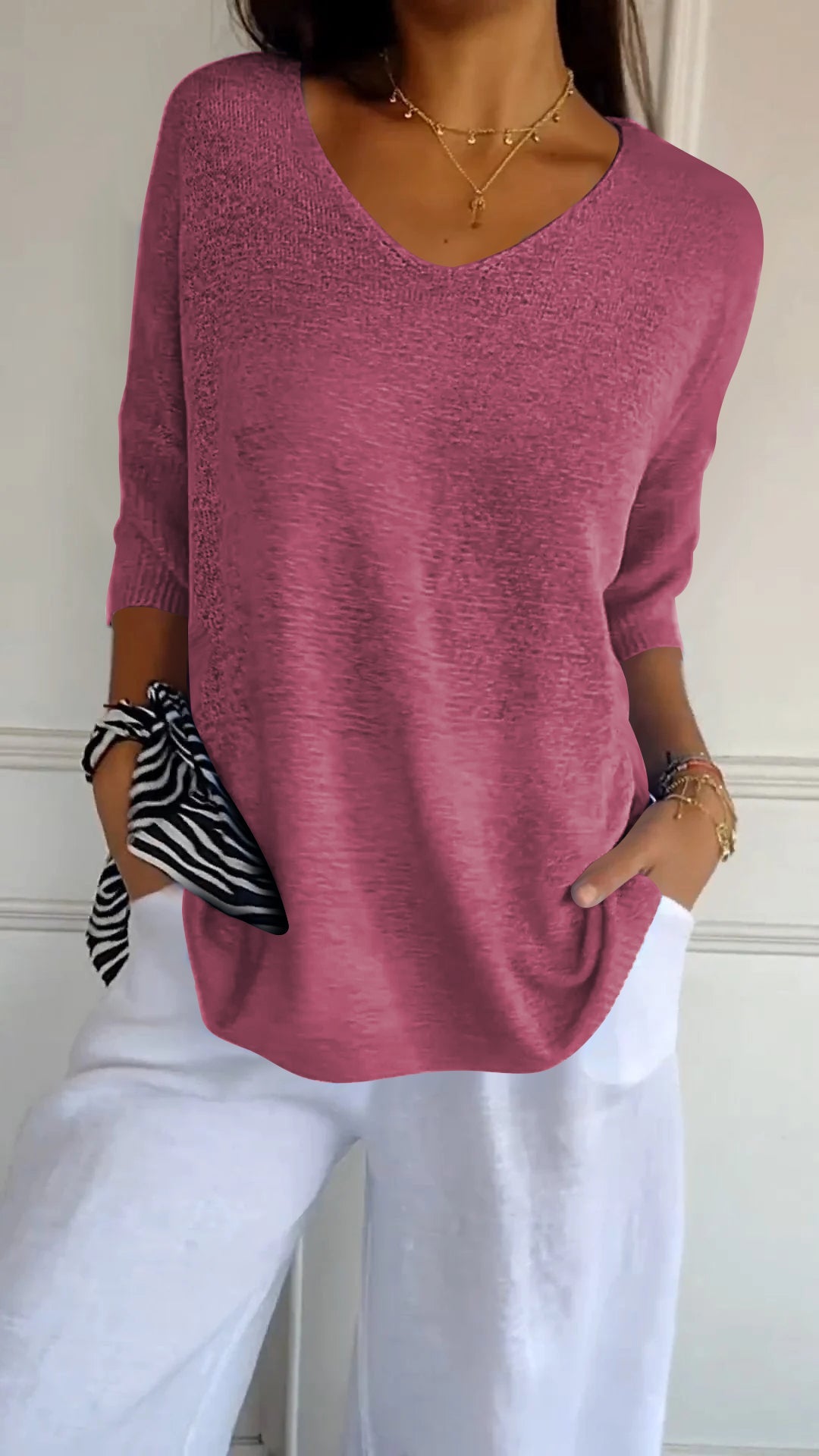 Leila – Maglia Casual a V