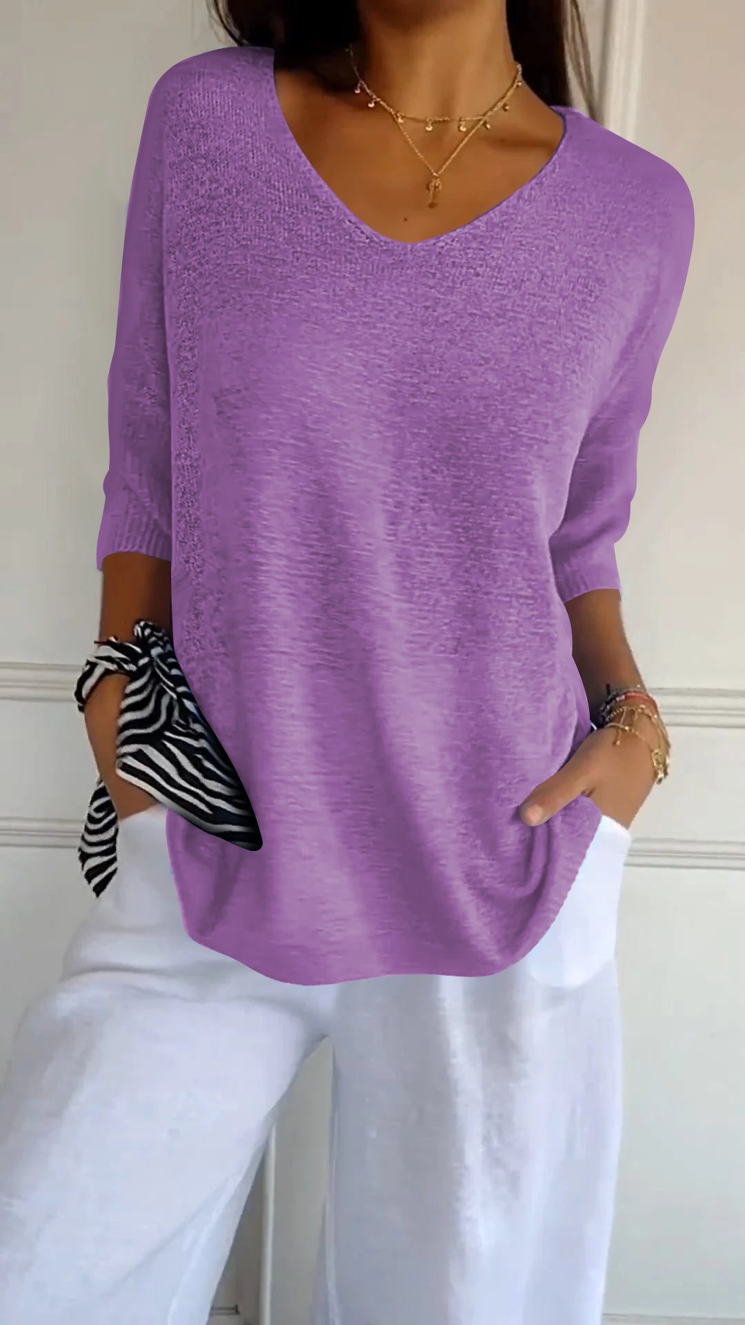 Leila – Maglia Casual a V