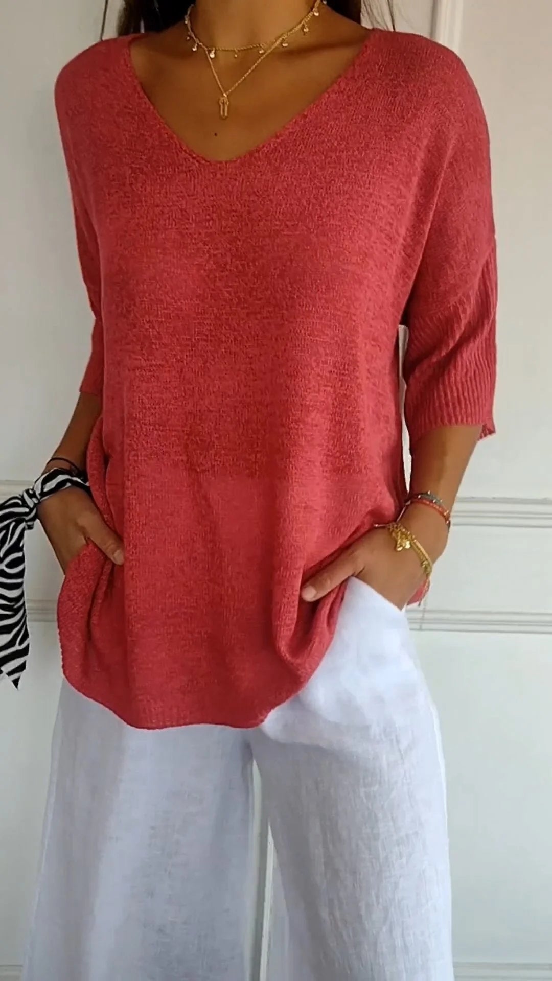 Leila – Maglia Casual a V