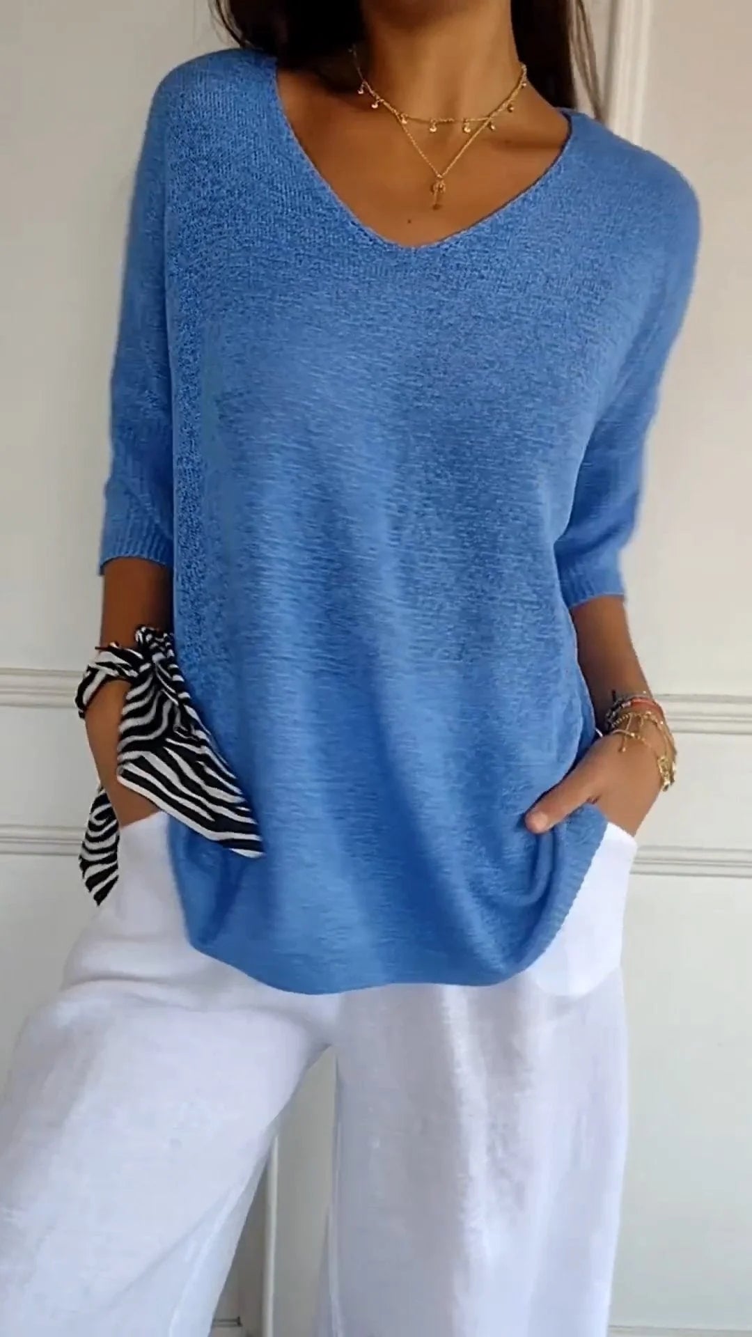 Leila – Maglia Casual a V