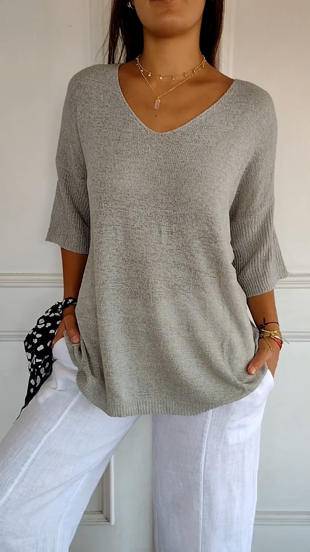 Leila – Maglia Casual a V