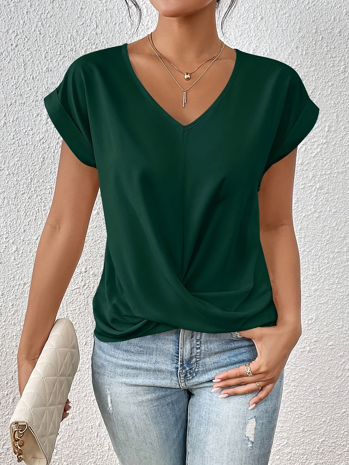 Daniela™ | T-shirt elegante con scollo a V