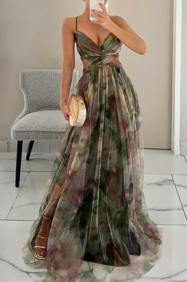 Rosalia™ | Incantevole Maxi-abito con Stampa Floreale