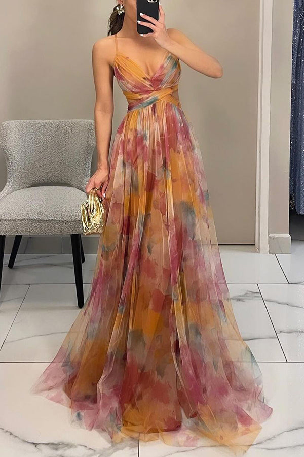 Rosalia™ | Incantevole Maxi-abito con Stampa Floreale