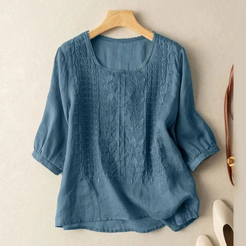 Eleonora – Blusa rilassata ricamata