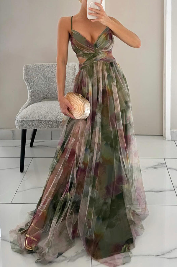 Rosalia™ | Incantevole Maxi-abito con Stampa Floreale