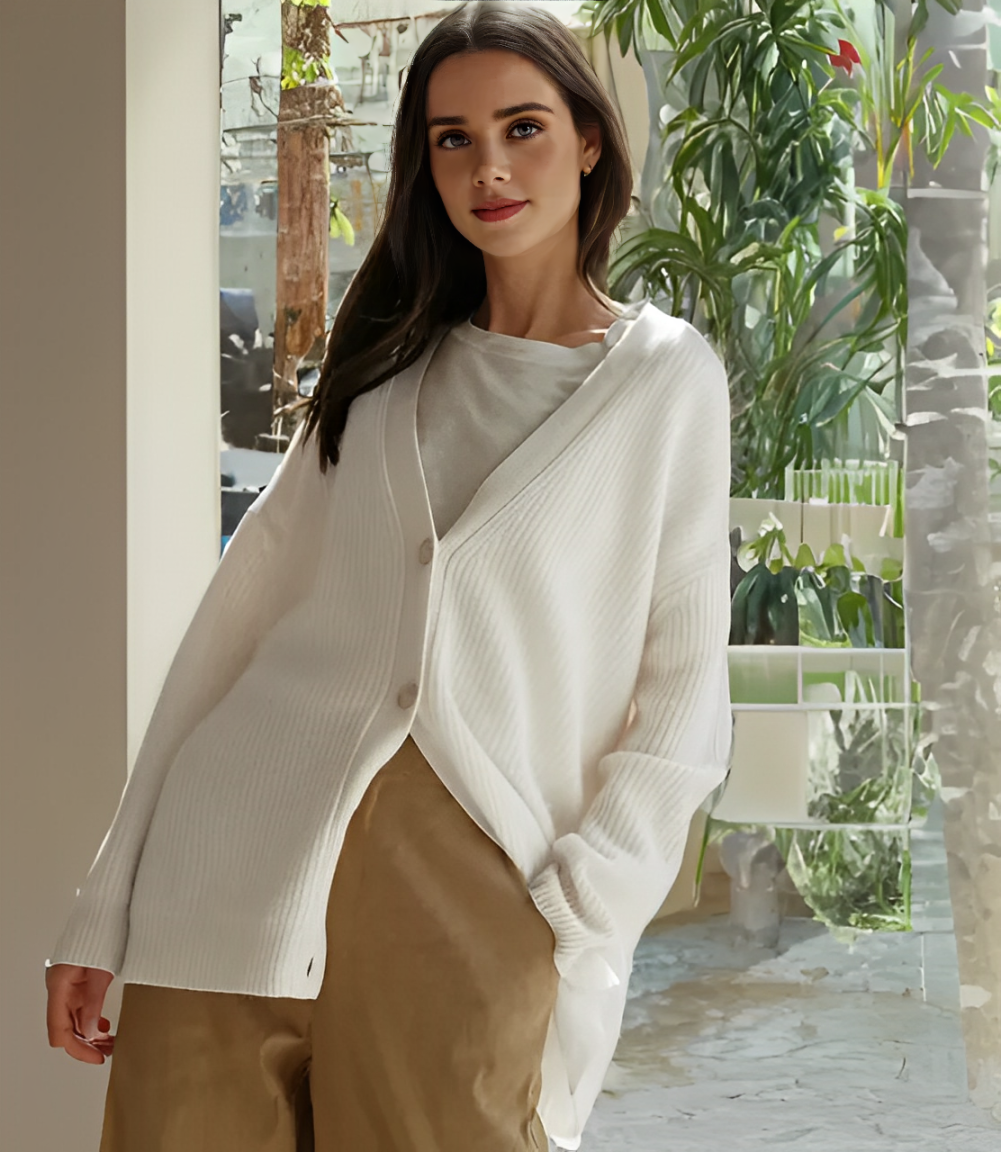 Sara | Cardigan Elegante con Bottoni