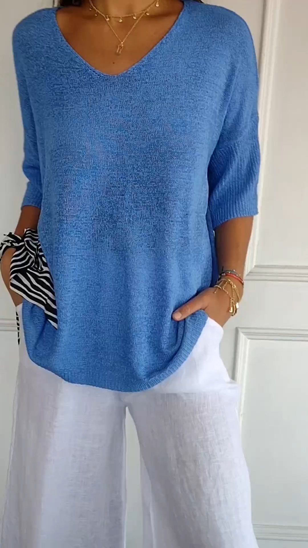 Leila – Maglia Casual a V