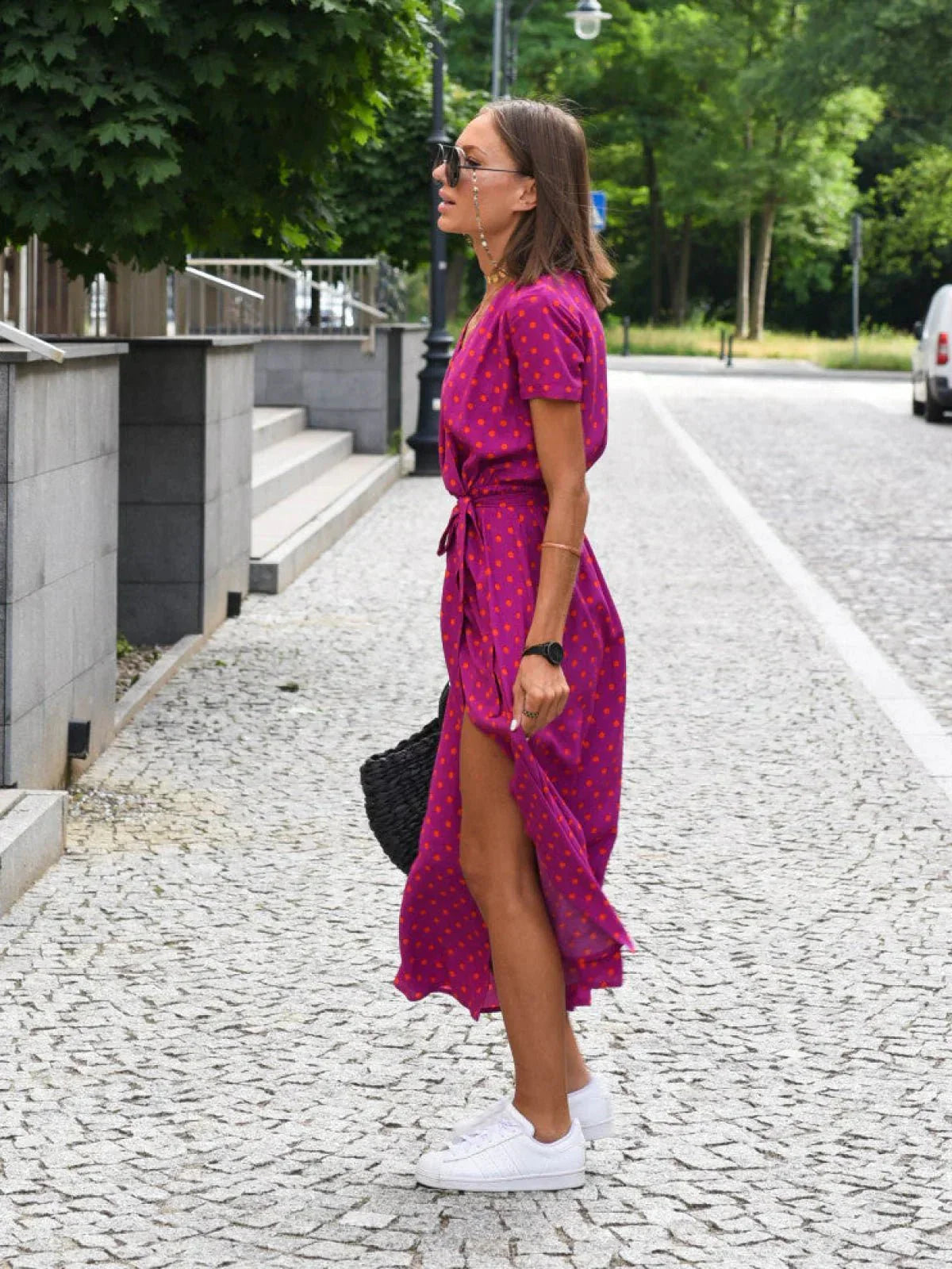 Chloe - Abito in Cotone Fiorato