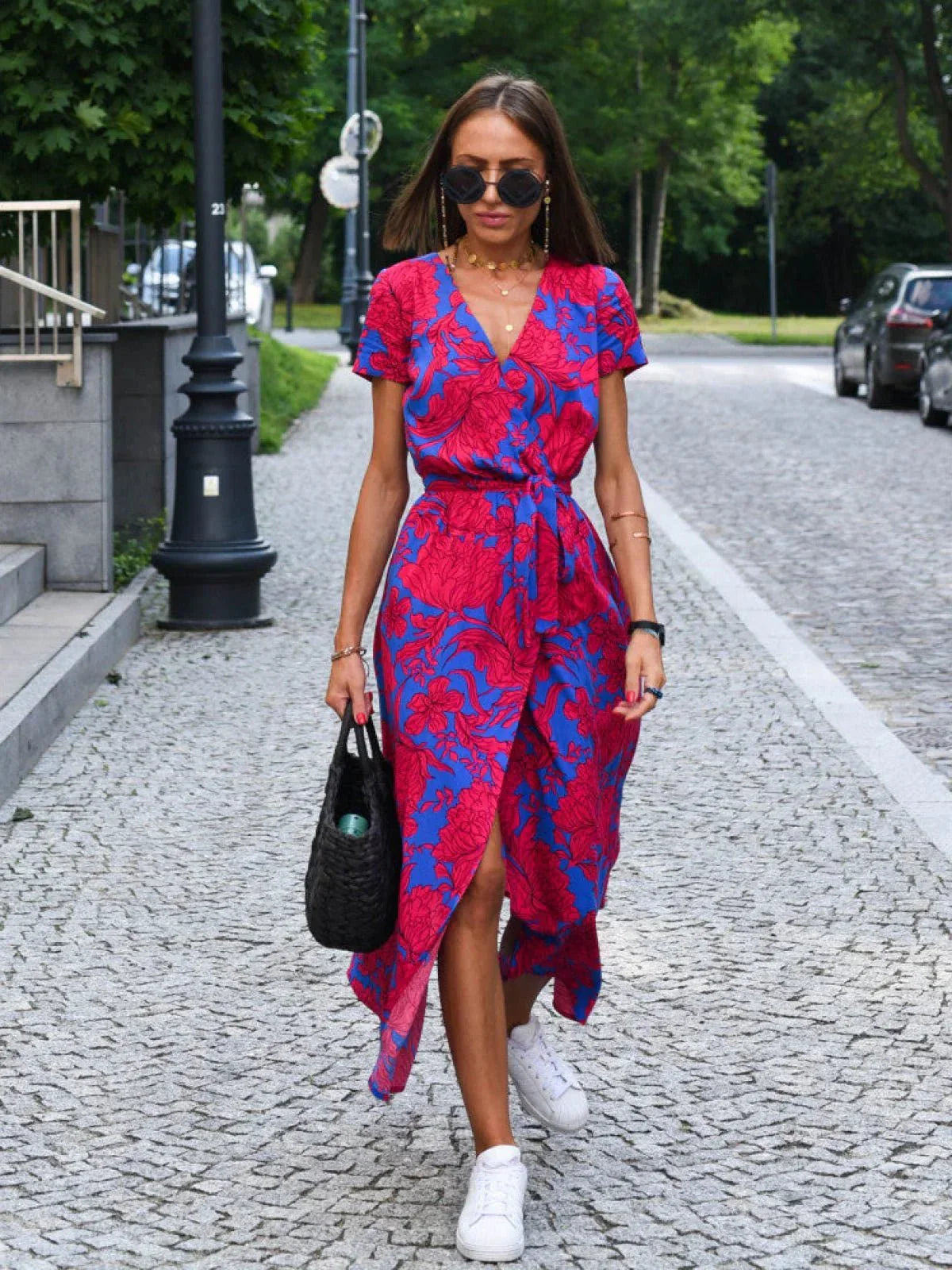 Chloe - Abito in Cotone Fiorato