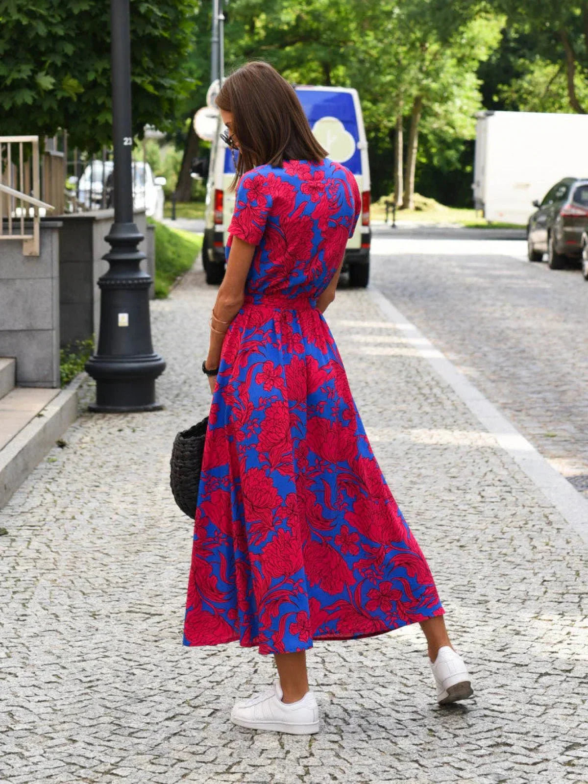 Chloe - Abito in Cotone Fiorato