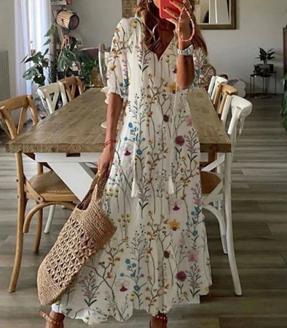 Celeste – Abito Maxi Boho