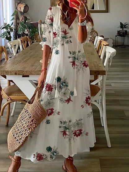 Celeste – Abito Maxi Boho