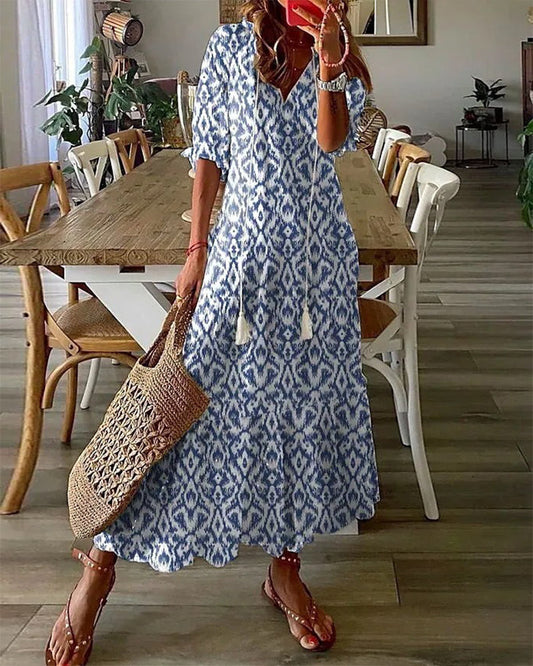 Celeste – Abito Maxi Boho