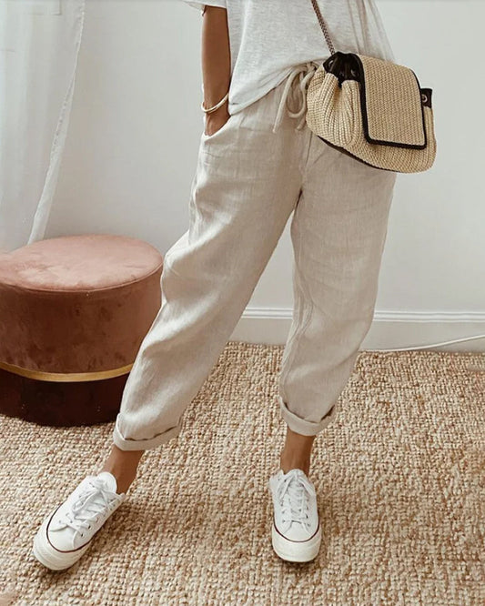 Selena™ - Pantaloni di lino di lusso anti-sudore