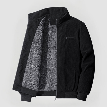 Leonardo - Giacca in corduroy con fodera in pile