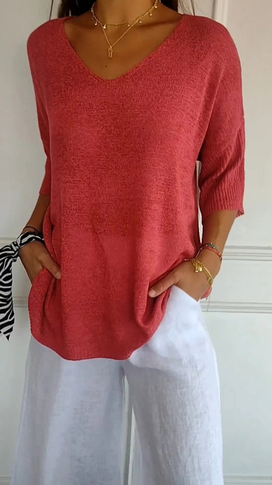 Leila – Maglia Casual a V