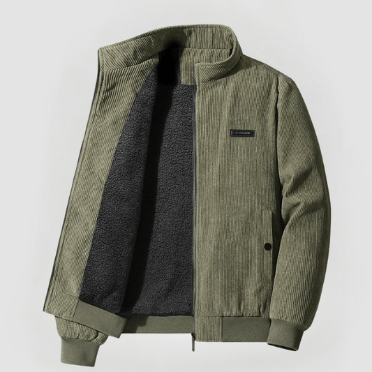 Leonardo - Giacca in corduroy con fodera in pile