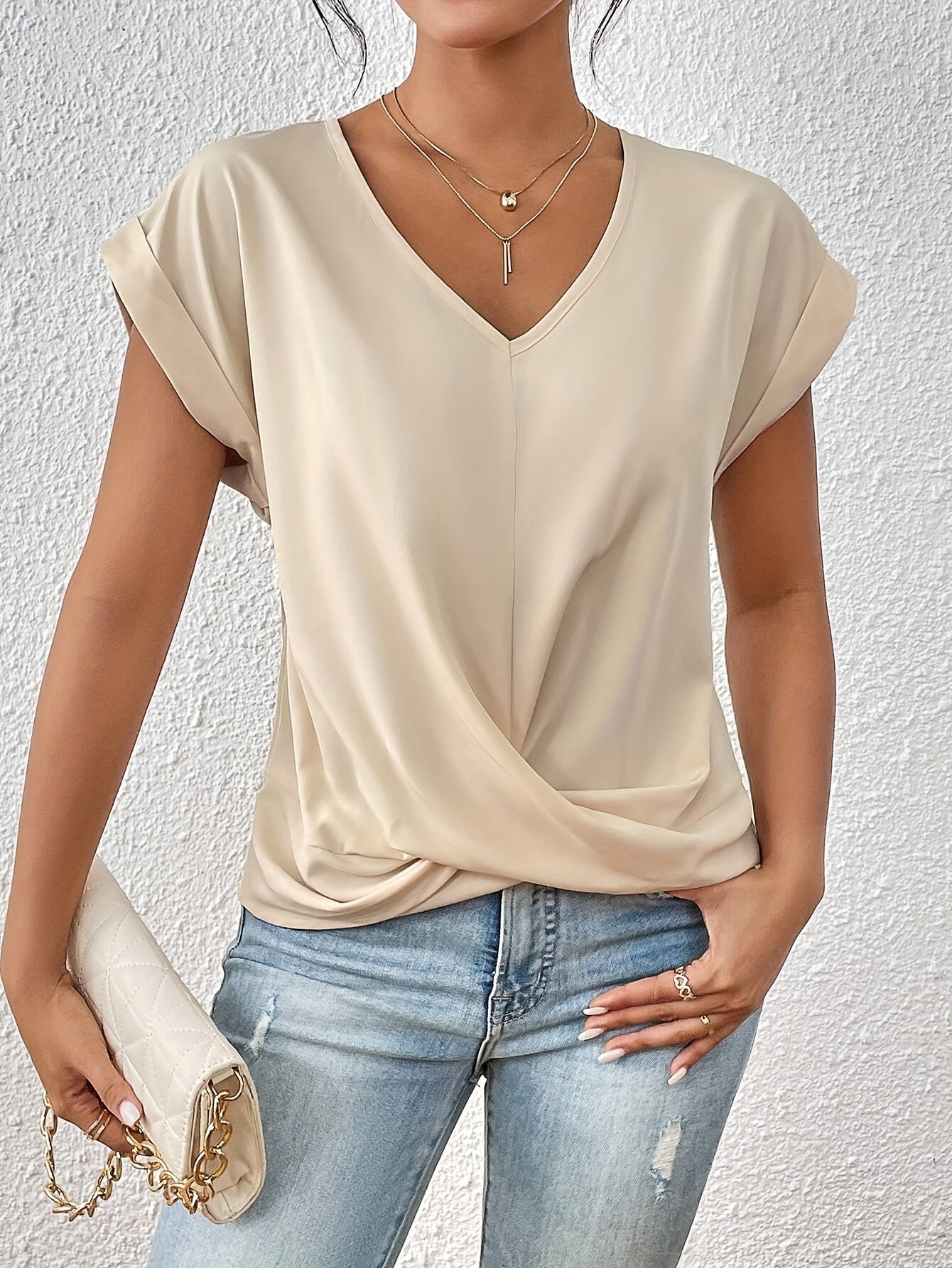 Daniela™ | T-shirt elegante con scollo a V
