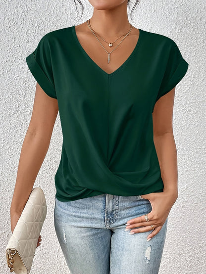 Daniela™ | T-shirt elegante con scollo a V