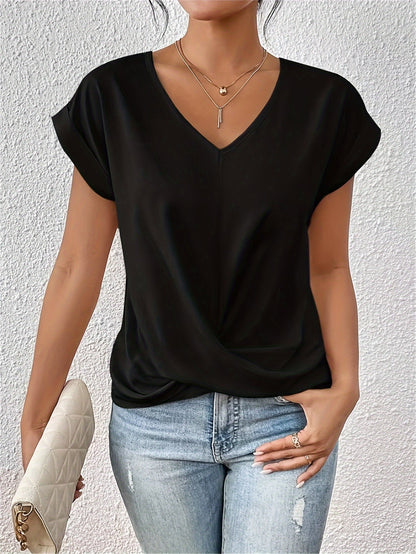 Daniela™ | T-shirt elegante con scollo a V