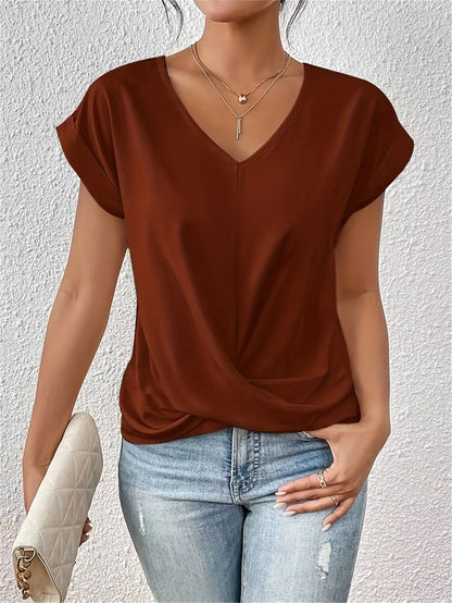 Daniela™ | T-shirt elegante con scollo a V