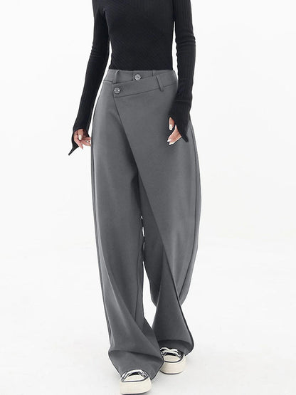 Elena - Pantalone Baggy Asimmetrico