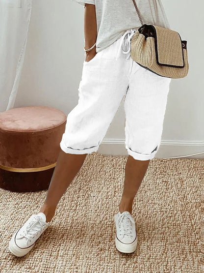 Lorenza™ - Pantaloni da donna in cotone e lino