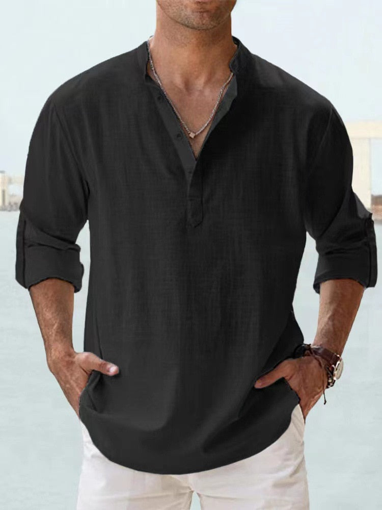 Roberto - Camicia Di Lino Traspirante