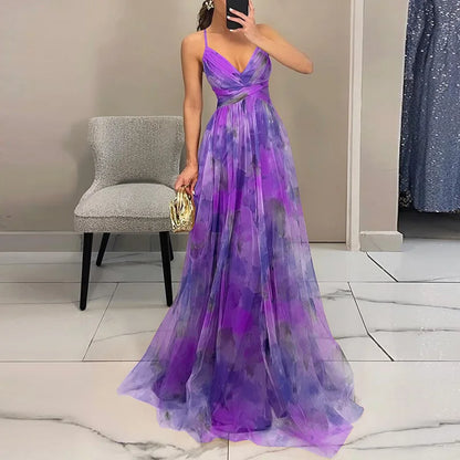 Rosalia™ | Incantevole Maxi-abito con Stampa Floreale