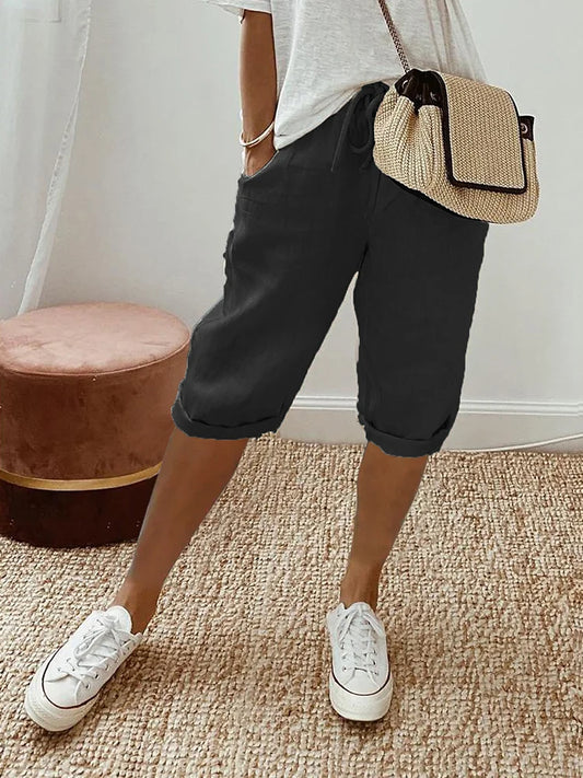 Lorenza™ - Pantaloni da donna in cotone e lino