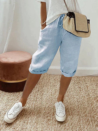Lorenza™ - Pantaloni da donna in cotone e lino