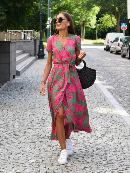 Chloe - Abito in Cotone Fiorato